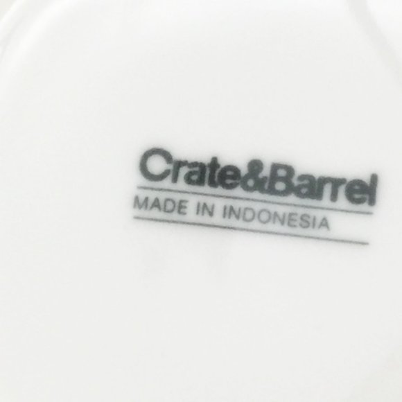 CRATE & BARREL Coffee Mug White Porcelain - Picture 5 of 5